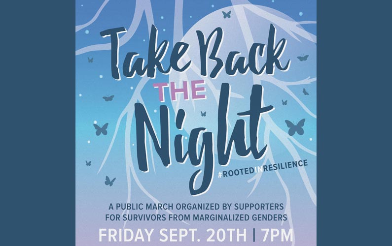 Take Back The Night Friday September 20th 2019