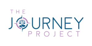 The Journey Project logo. Includes a compass and legal symbol.